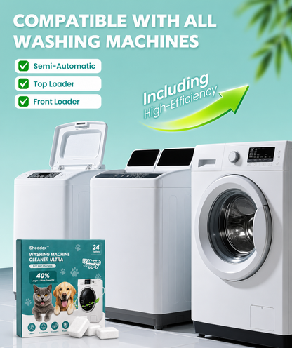 Sheddox™ - Pet Hair & Odor Washing Machine Descaler, 24 Tablets 2.0