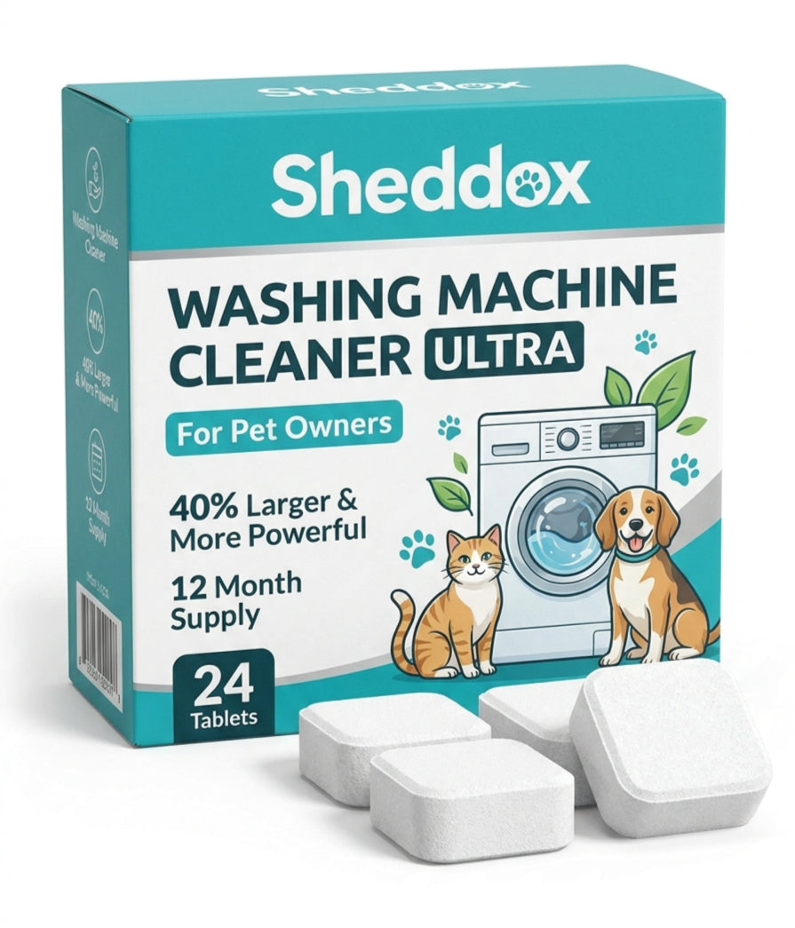 Sheddox™ - Pet Hair & Odor Washing Machine Descaler, 24 Tablets 2.0